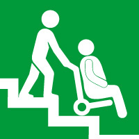 Evacuation Chair for Larger Passengers