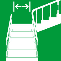 Evacuations Down Narrow Staircases